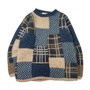 Vintage Entree Wool Pattern Sweater S